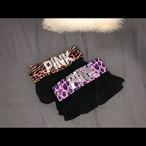Two (2) VS PINK Bootcut Yoga Pants